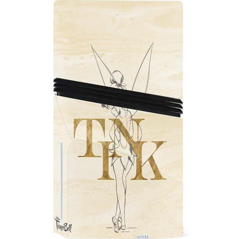 Disney Tinker Bell Tink Magic Pencil Art PS5 Pro Disk Console Skin
