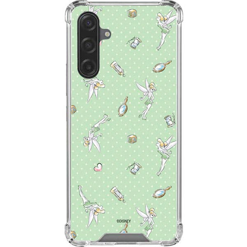 Disney Tinker Bell Trinkets Pattern Galaxy A17 Clear Case