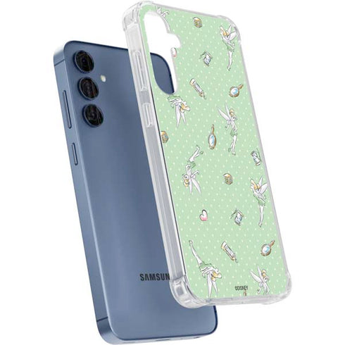 Disney Tinker Bell Trinkets Pattern Galaxy A55 5G Clear Case