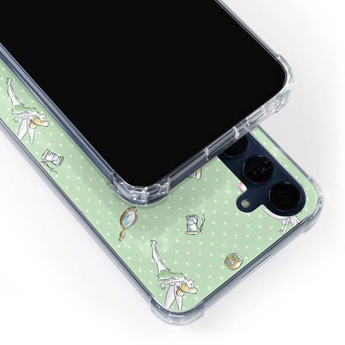 Disney Tinker Bell Trinkets Pattern Galaxy A55 5G Clear Case