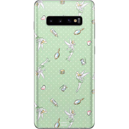 Disney Tinker Bell Trinkets Pattern Galaxy S10 Plus Skin
