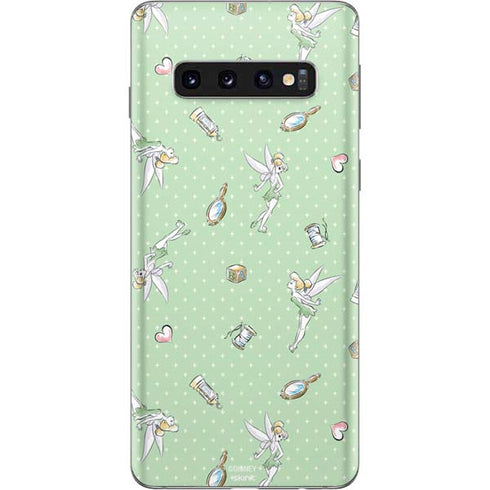 Disney Tinker Bell Trinkets Pattern Galaxy S10 Skin