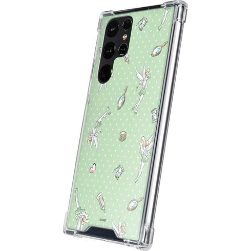 Disney Tinker Bell Trinkets Pattern Galaxy S23 Ultra Clear Case