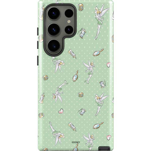 Disney Tinker Bell Trinkets Pattern Galaxy S23 Ultra Pro Case