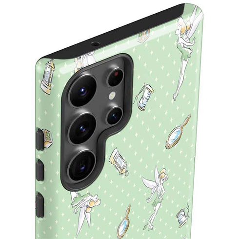 Disney Tinker Bell Trinkets Pattern Galaxy S23 Ultra Pro Case