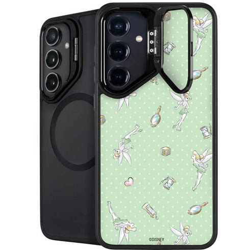 Disney Tinker Bell Trinkets Pattern Galaxy S25 Kickstand Case