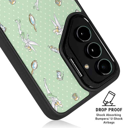 Disney Tinker Bell Trinkets Pattern Galaxy S25 Kickstand Case