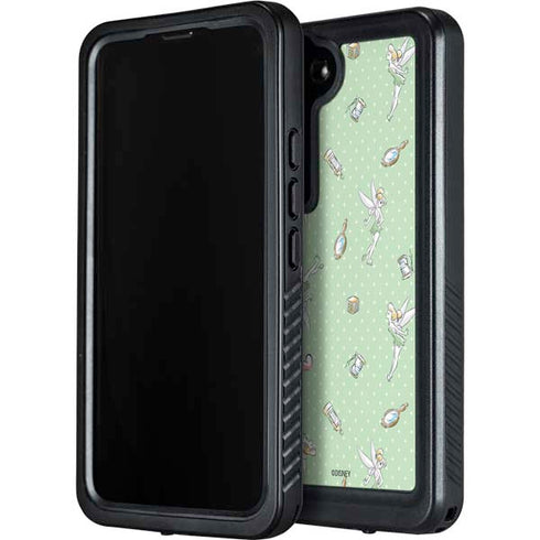 Disney Tinker Bell Trinkets Pattern Galaxy S24 Waterproof Case