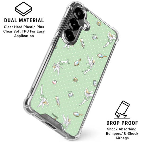 Disney Tinker Bell Trinkets Pattern Galaxy S26 Clear Case