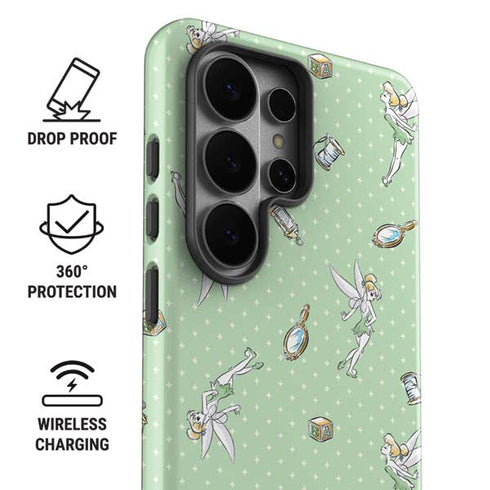 Disney Tinker Bell Trinkets Pattern Galaxy S26 Ultra Impact Case
