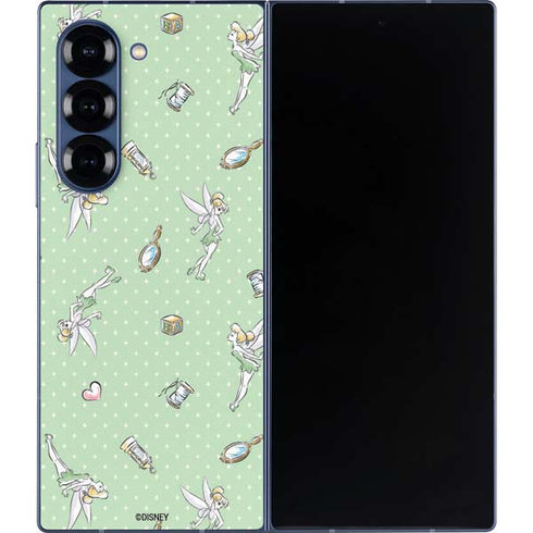 Disney Tinker Bell Trinkets Pattern Galaxy Z Fold6 Skin
