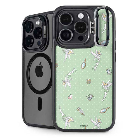Disney Tinker Bell Trinkets Pattern iPhone 14 Pro Max Kickstand Case
