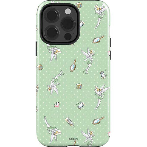 Disney Tinker Bell Trinkets Pattern iPhone 15 Pro Impact Case