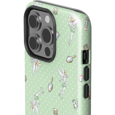 Disney Tinker Bell Trinkets Pattern iPhone 15 Pro Impact Case