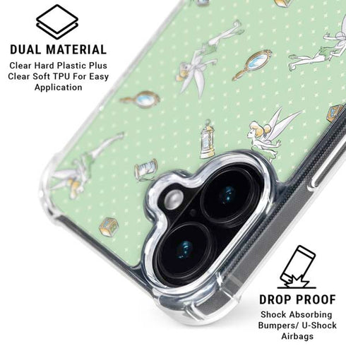 Disney Tinker Bell Trinkets Pattern iPhone 16 MagSafe Case