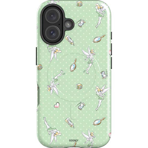Disney Tinker Bell Trinkets Pattern iPhone 16 Magsafe Impact Case