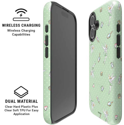 Disney Tinker Bell Trinkets Pattern iPhone 16 Magsafe Impact Case