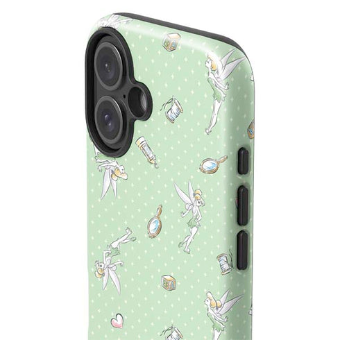 Disney Tinker Bell Trinkets Pattern iPhone 16 Plus Impact Case