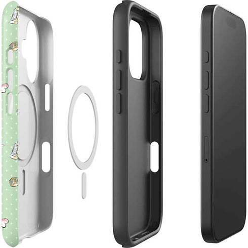 Disney Tinker Bell Trinkets Pattern iPhone 16 Plus Magsafe Impact Case