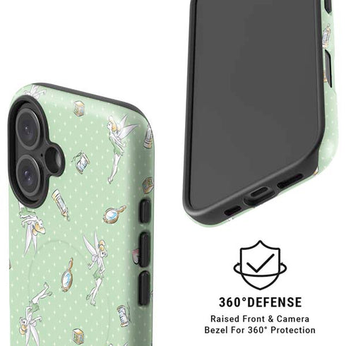Disney Tinker Bell Trinkets Pattern iPhone 16 Plus Magsafe Impact Case
