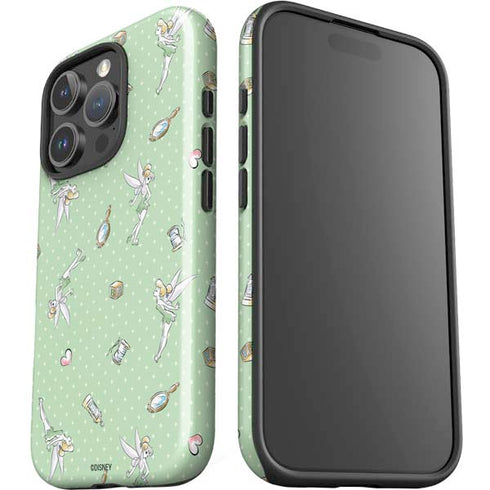 Disney Tinker Bell Trinkets Pattern iPhone 16 Pro Impact Case
