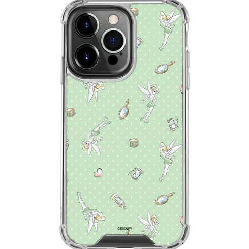 Disney Tinker Bell Trinkets Pattern iPhone 16 Pro Max Clear Case