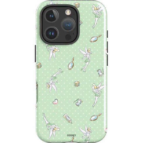 Disney Tinker Bell Trinkets Pattern iPhone 16 Pro Max Impact Case