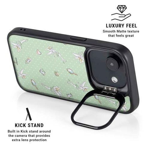 Disney Tinker Bell Trinkets Pattern iPhone 16e Kickstand Case