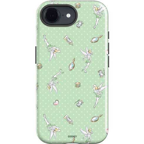 Disney Tinker Bell Trinkets Pattern iPhone 16e Impact Case