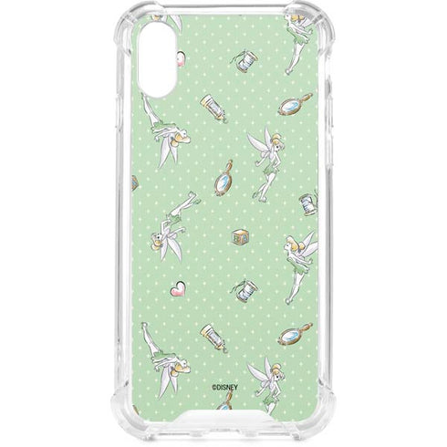 Disney Tinker Bell Trinkets Pattern iPhone XS Clear Case