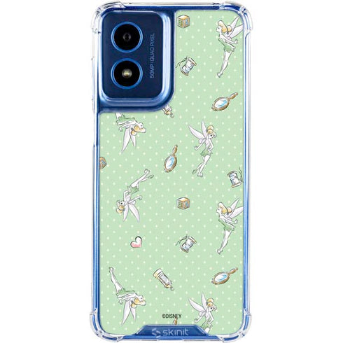 Disney Tinker Bell Trinkets Pattern Moto G 5G (2024) Clear Case