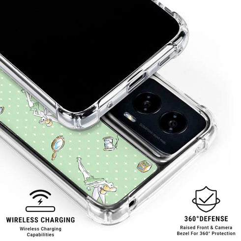 Disney Tinker Bell Trinkets Pattern Moto G Power 5G (2024) Clear Case