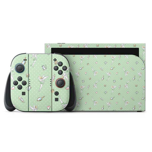 Disney Tinker Bell Trinkets Pattern Nintendo Switch 2 (2025) with Joy-Con Skin