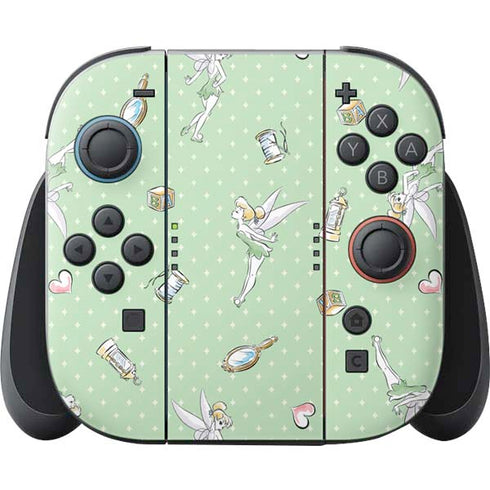 Disney Tinker Bell Trinkets Pattern Nintendo Skins