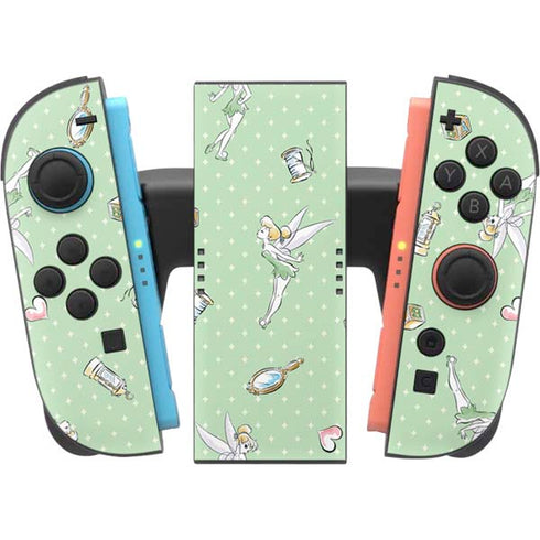 Disney Tinker Bell Trinkets Pattern Nintendo Switch 2 (2025) Joy-Con Controller Skin