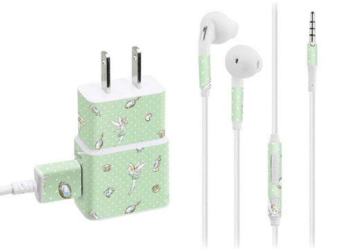 Disney Tinker Bell Trinkets Pattern Phone Charger Skin