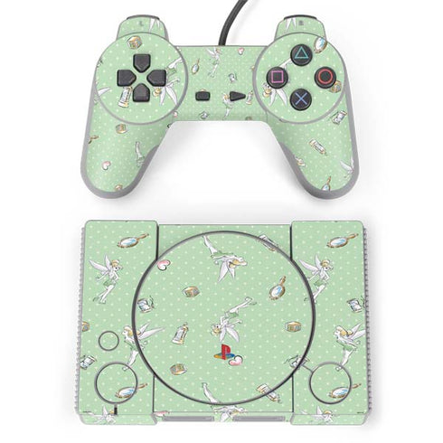 Disney Tinker Bell Trinkets Pattern PlayStation Classic Bundle Skin
