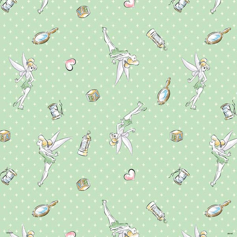 Disney Tinker Bell Trinkets Pattern PS4 Console and Controller Bundle Skin