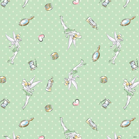 Disney Tinker Bell Trinkets Pattern PS4 Controller Skin