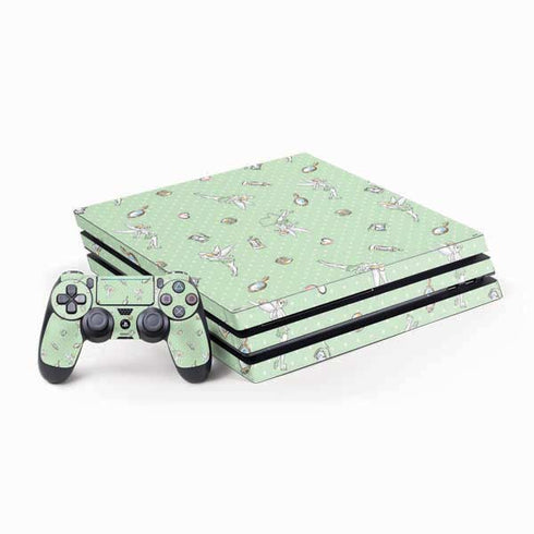 Disney Tinker Bell Trinkets Pattern PS4 Pro Bundle Skin