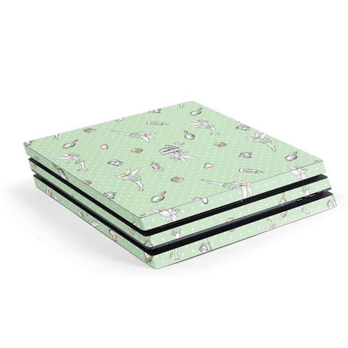 Disney Tinker Bell Trinkets Pattern PS4 Pro Console Skin