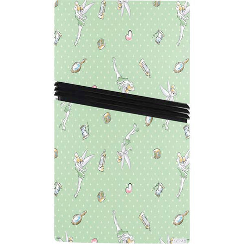 Disney Tinker Bell Trinkets Pattern PS5 Pro Console Skin