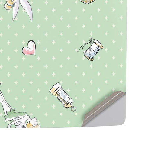 Disney Tinker Bell Trinkets Pattern PS5 Pro Disk Console Skin