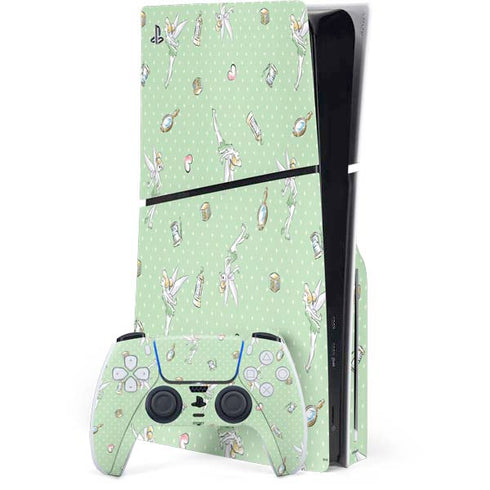 Disney Tinker Bell Trinkets Pattern PlayStation PS5 Skins