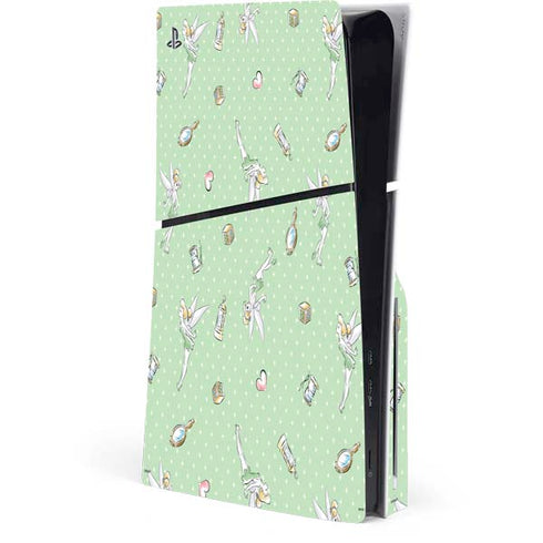 Disney Tinker Bell Trinkets Pattern PlayStation PS5 Skins