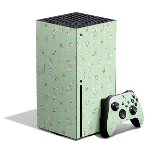 Disney Tinker Bell Trinkets Pattern Xbox Series X Bundle Skin