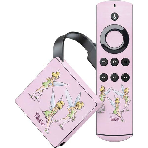 Disney Tinker Bell Water Color Art Poses Amazon Fire TV Skin