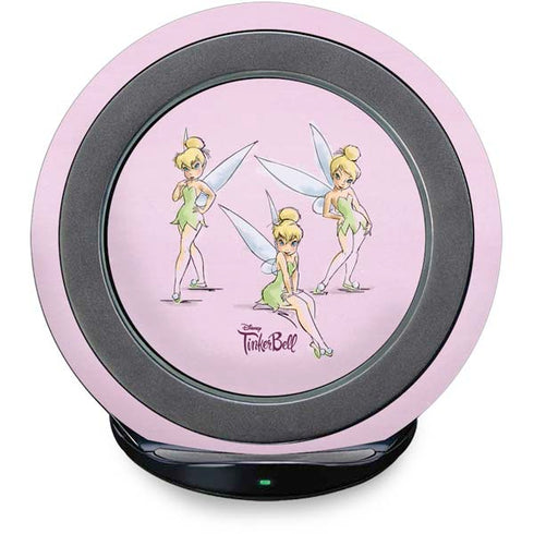 Disney Tinker Bell Water Color Art Poses Fast Charge Wireless Charging Stand Skin