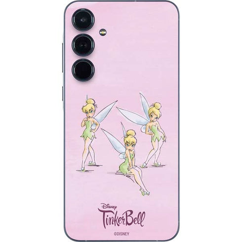 Disney Tinker Bell Water Color Art Poses Galaxy A35 5G Skin