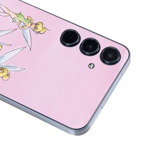 Disney Tinker Bell Water Color Art Poses Galaxy A35 5G Skin